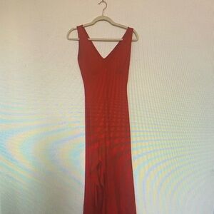 Zara Red V-Neck Mini Dress